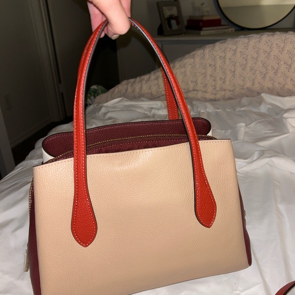 Coach Restored Lora Carryall 30 In Colorblock - Picture 6 of 8